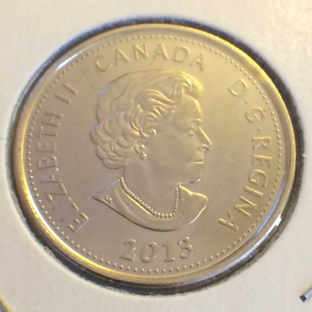 Canada 2013  Laura Second Quarter ( C25C ) - Obverse