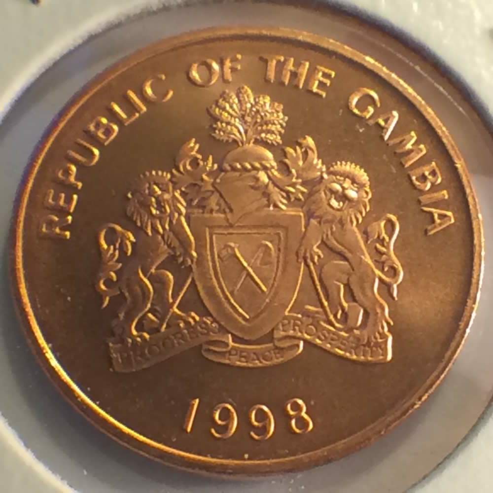 Gambia 1998  5 Bututs ( 5b ) - Reverse