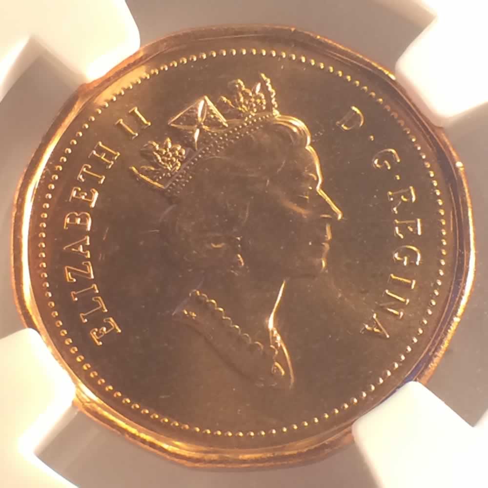 Canada 1995  Elizabeth II Canadian Cent ( C1C ) - Obverse