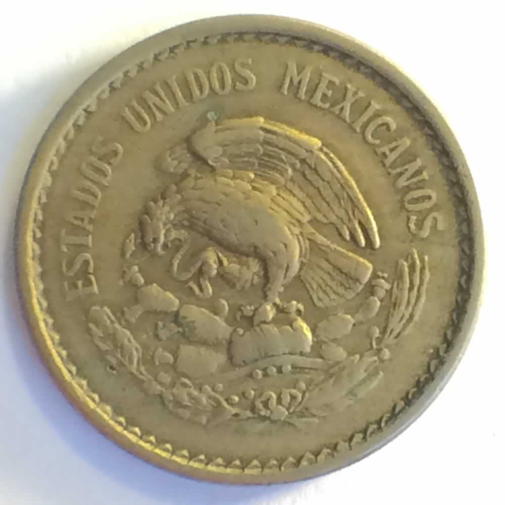 Mexico 1936 Mo 10 Centavos - Aztec ( 10C ) - Reverse