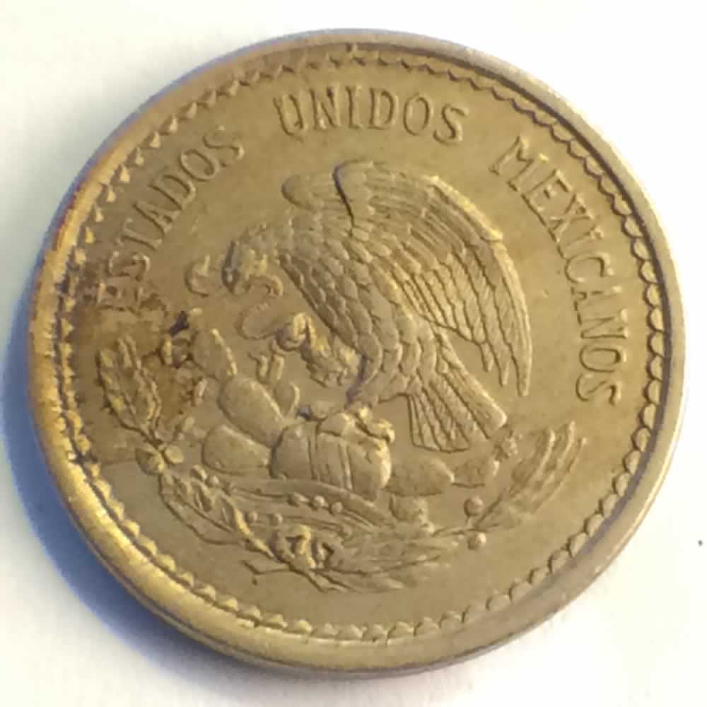 Mexico 1936 M 5 Centavos - Aztec ( 5C ) - Obverse