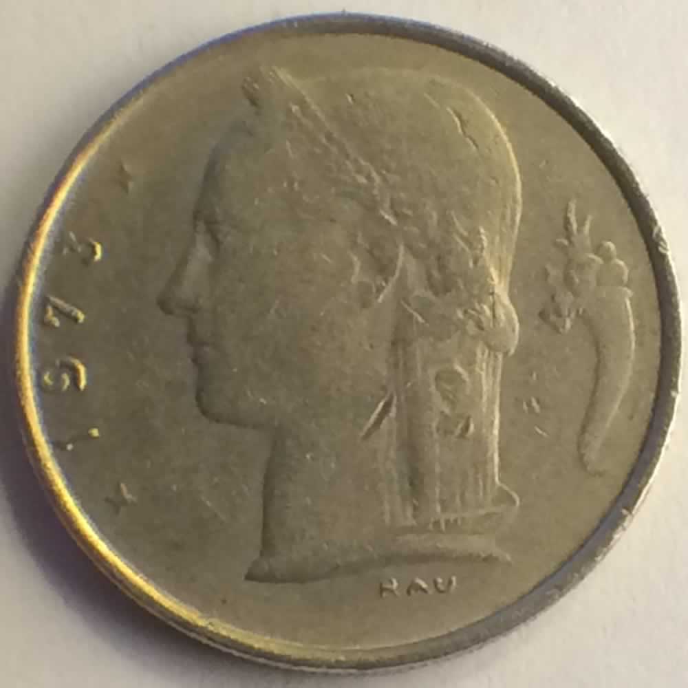 Belgium 1973  1 Franc - French ( 1 BEF ) - Obverse