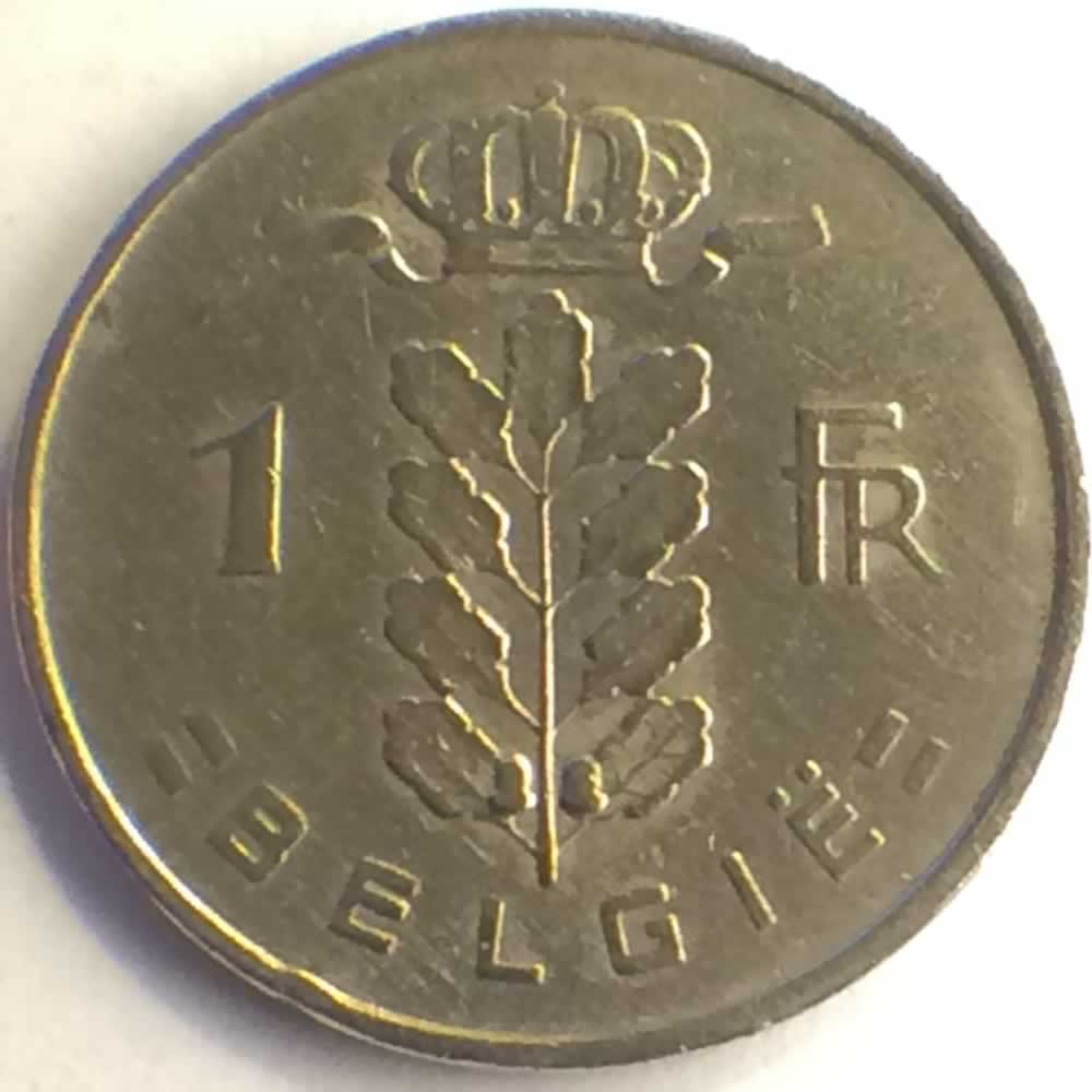Belgium 1951  1 Franc - Dutch ( 1 BEF ) - Reverse