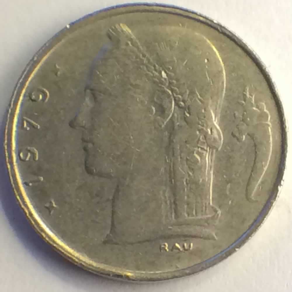 Belgium 1979  1 Franc - Dutch ( 1 BEF ) - Obverse