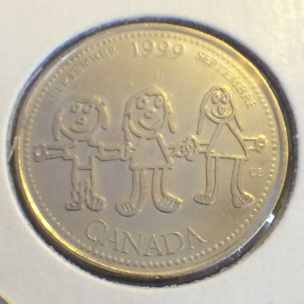 Canada 1999  Millennium - September ( C25C ) - Reverse
