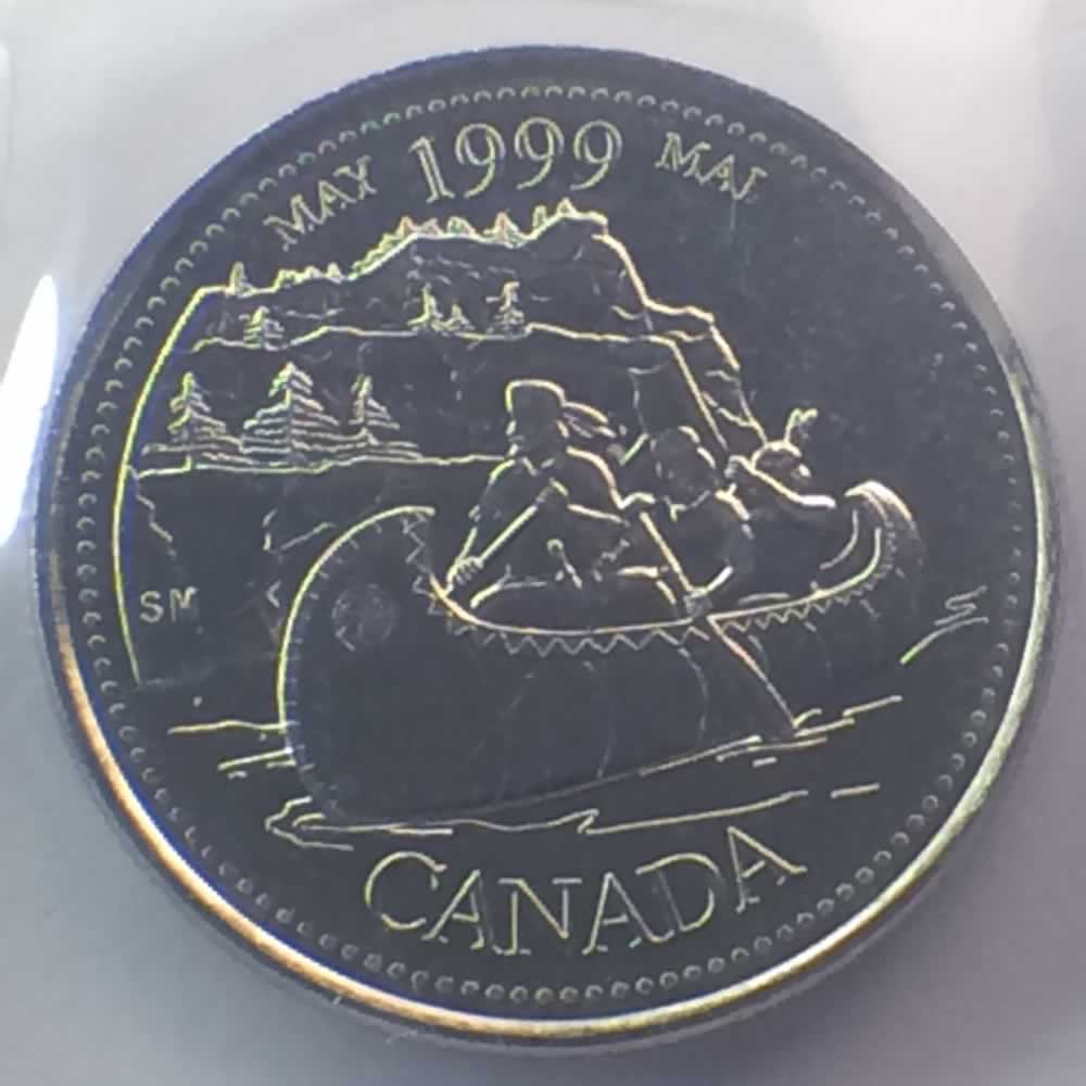 Canada 1999  Millennium - May ( C25C ) - Reverse