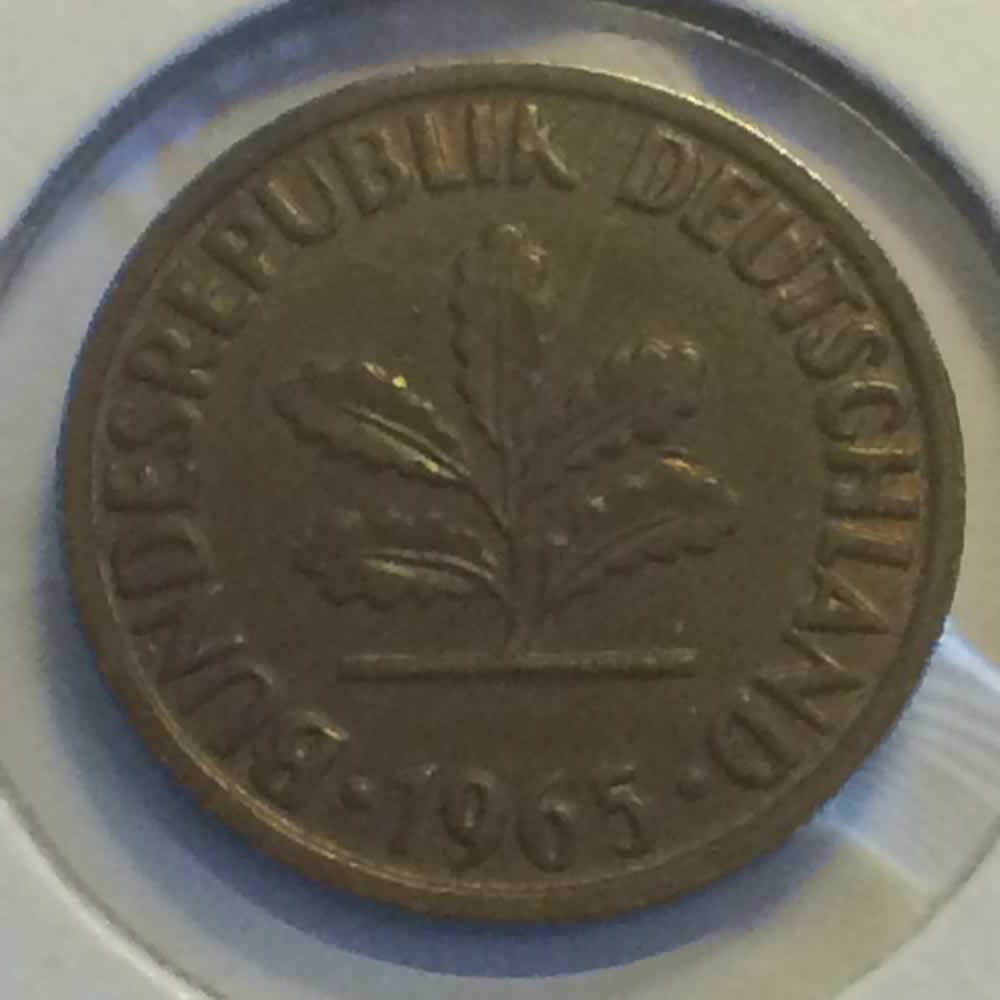 Germany 1965 D 2 Pfennig ( 2pf ) - Obverse