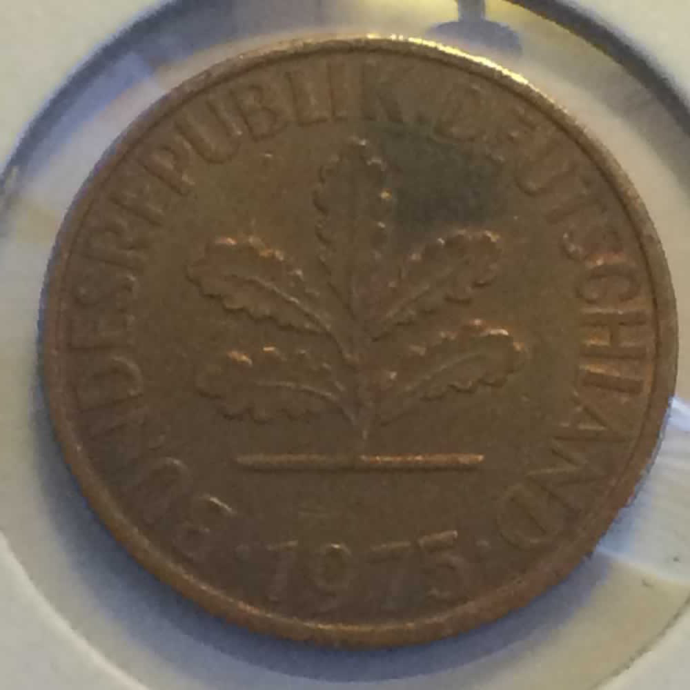 Germany 1975 D 2 Pfennig ( 2pf ) - Obverse