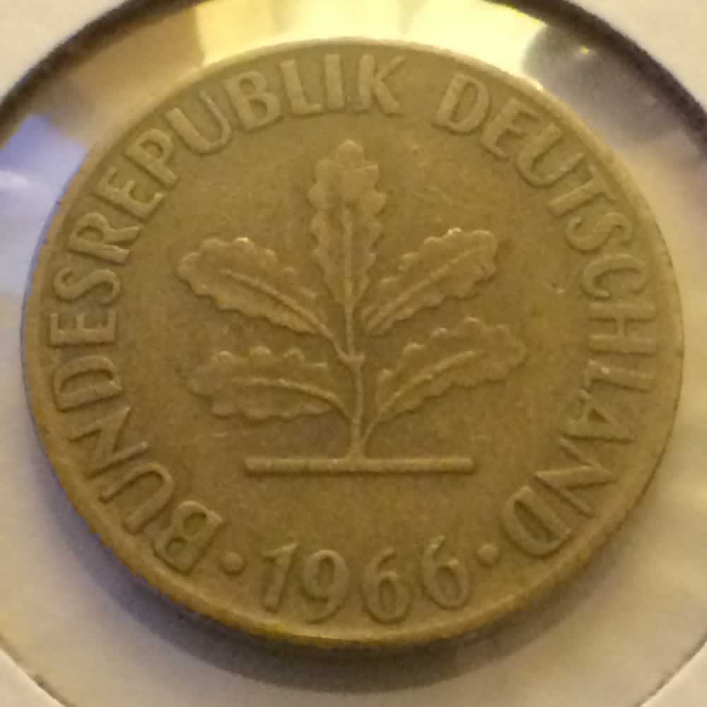Germany 1966 D 5 Pfennig ( 5pf ) - Reverse