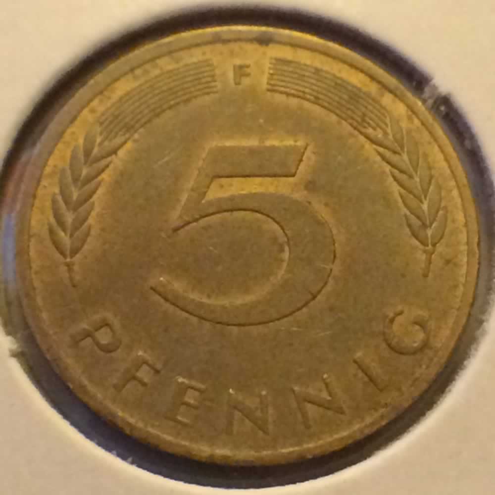 Germany 1981 F 5 Pfennig ( 5pf ) - Obverse