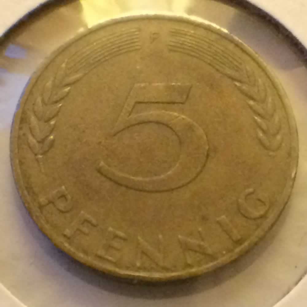 Germany 1969 F 5 Pfennig ( 5pf ) - Obverse