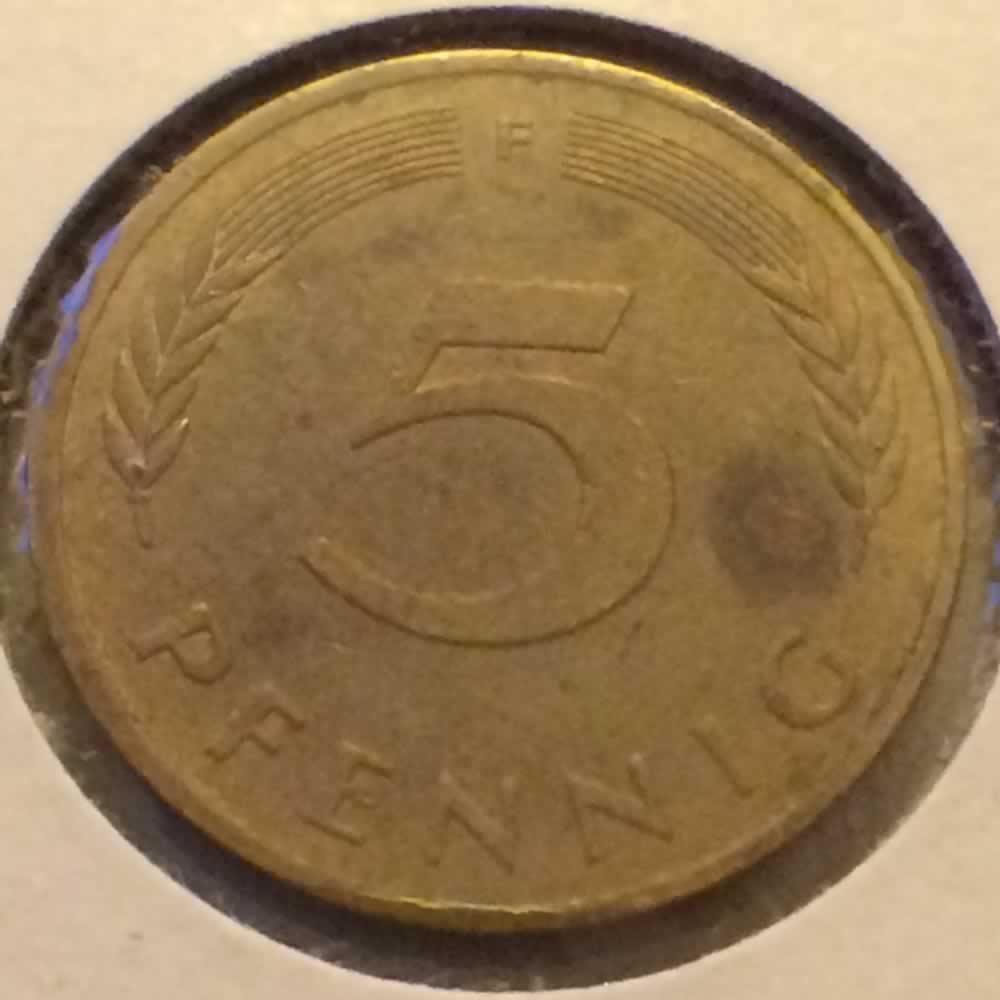Germany 1983 F 5 Pfennig ( 5pf ) - Obverse
