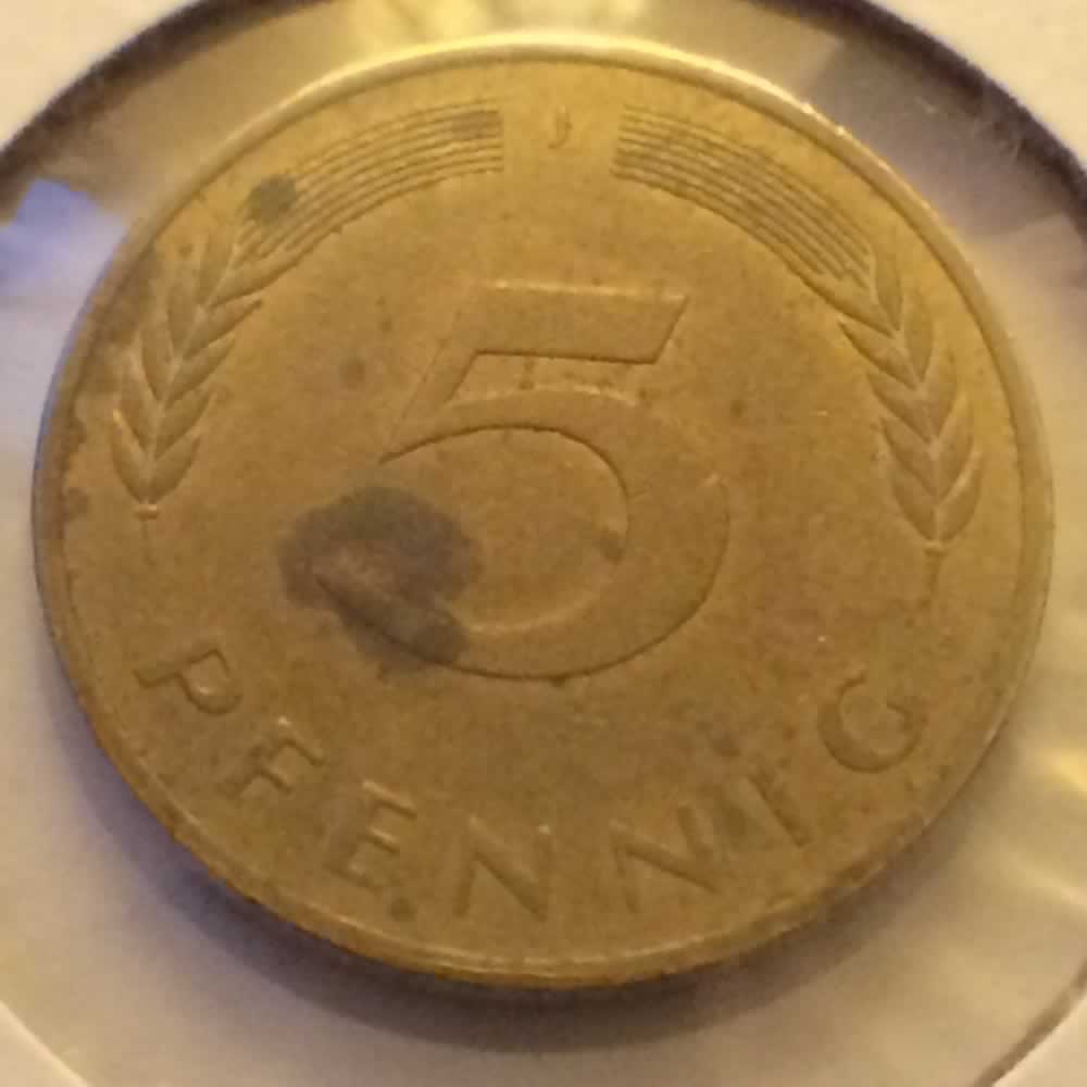 Germany 1978 J 5 Pfennig ( 5pf ) - Obverse