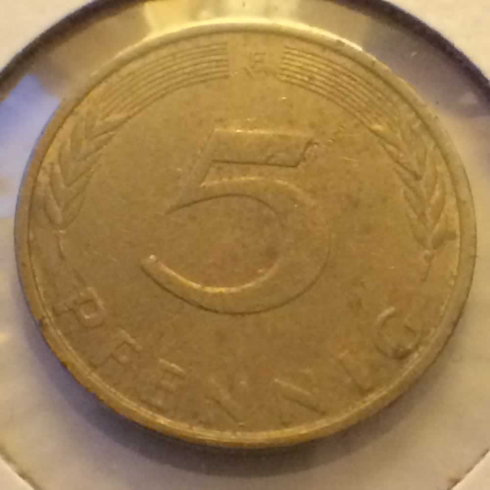 Germany 1972 F 5 Pfennig ( 5pf ) - Obverse