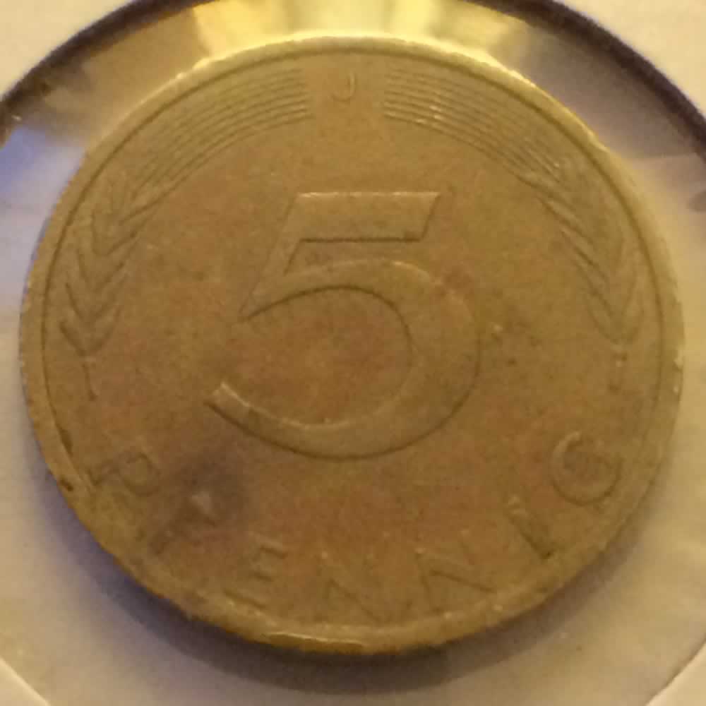 Germany 1972 J 5 Pfennig ( 5pf ) - Obverse