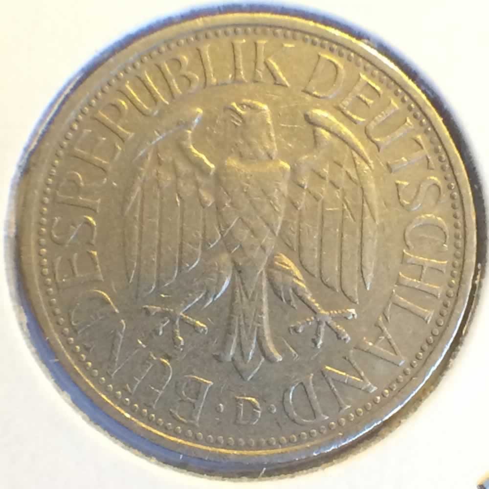 Germany 1974 D 1 Deutsche Mark ( DM 1 ) - Reverse
