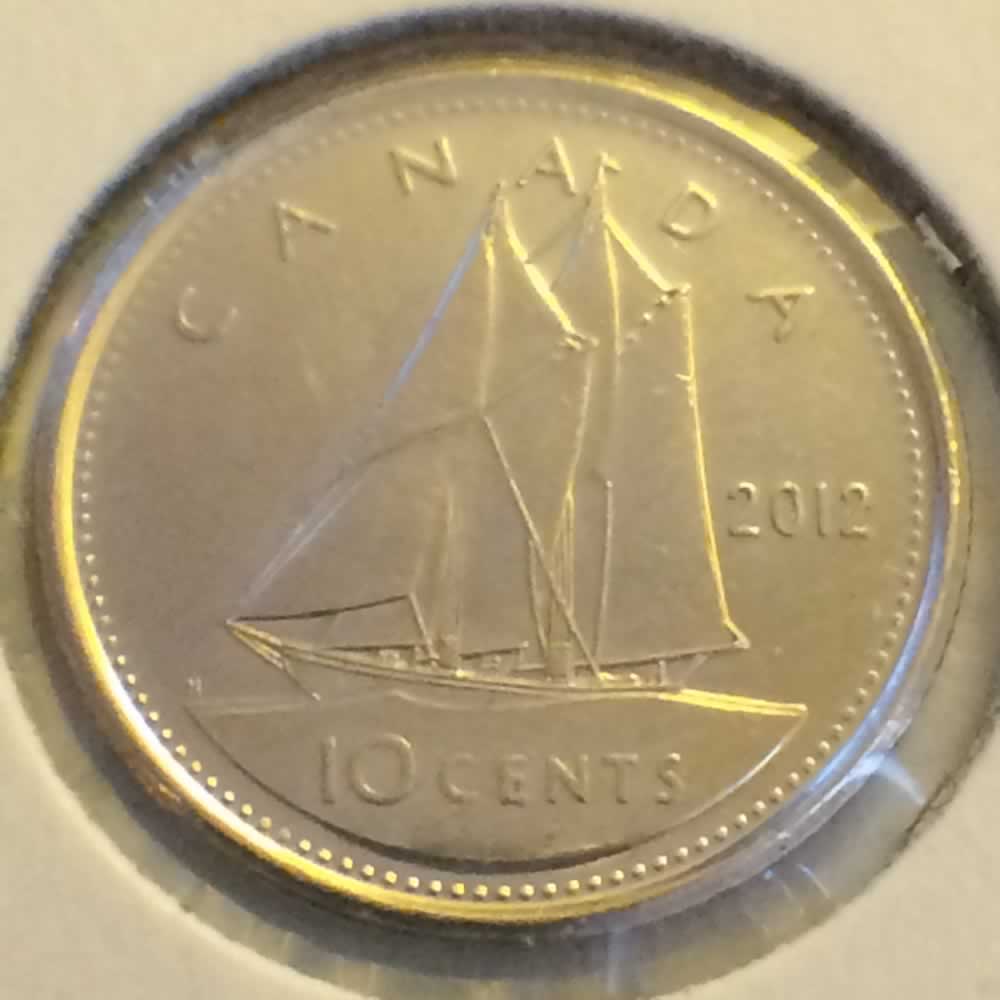 Canada 2012 L Canadian Dime ( C10C ) - Reverse