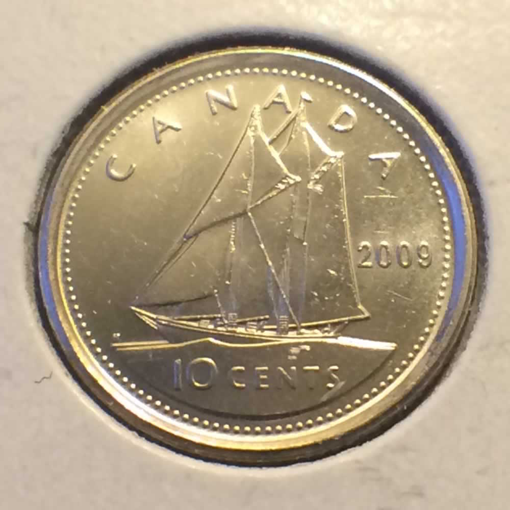 Canada 2009  Canadian Dime ( C10C ) - Reverse