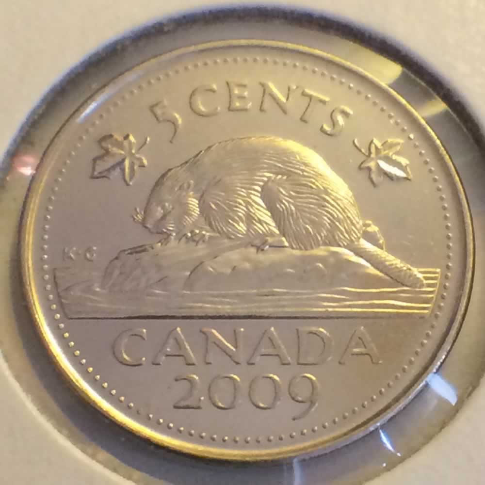 Canada 2009  Canadian Nickel ( C5C ) - Reverse