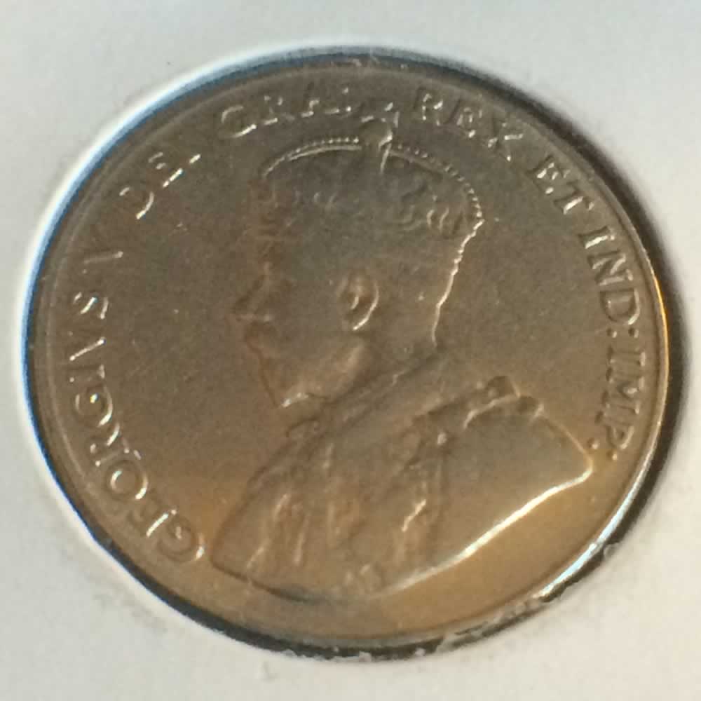 Canada 1928  Canadian 5 Cents ( C5C ) - Obverse