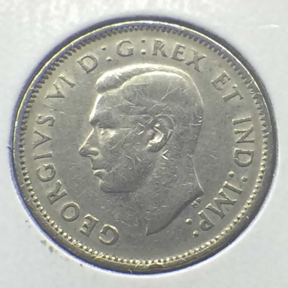 Canada 1940  Canadian 5 Cents ( C5C ) - Obverse