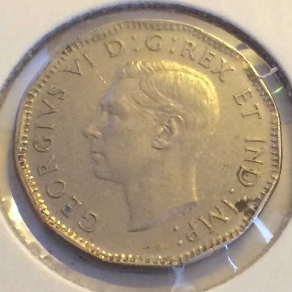 Canada 1947 ML Canadian Nickel - Leaf ( C5C ) - Obverse
