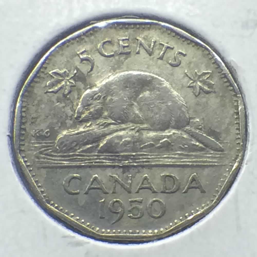 Canada 1950  Canadian 5 Cents ( C5C ) - Reverse