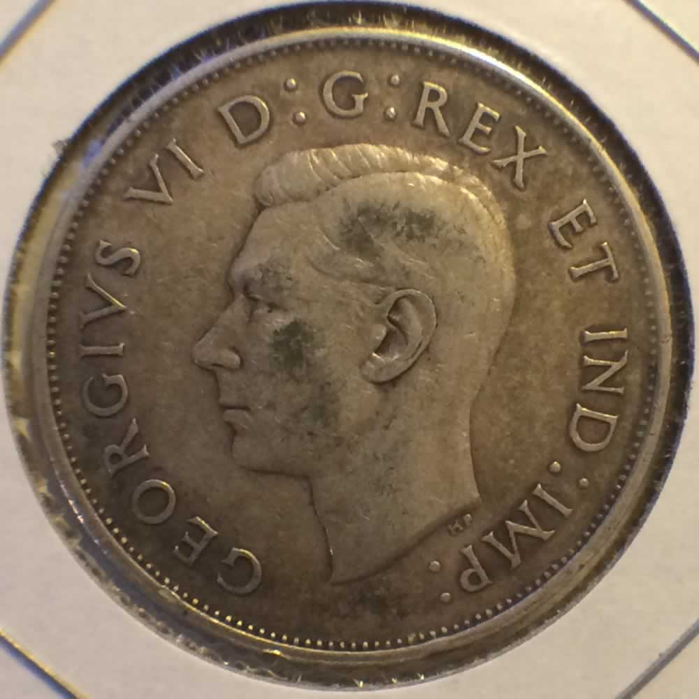 Canada 1940  Canadian 50 Cents ( C50C ) - Obverse