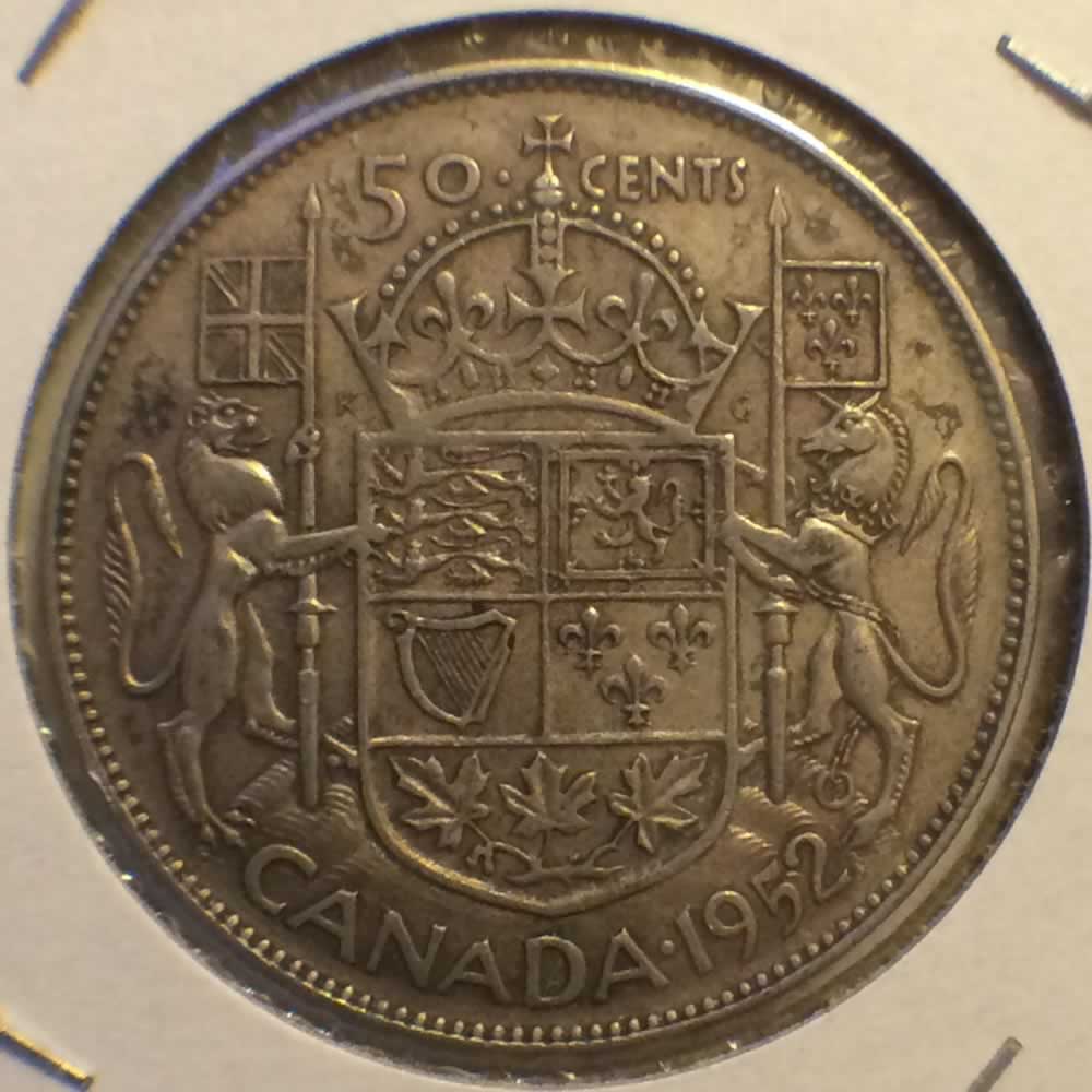 Canada 1952  Canadian 50 Cents ( C50C ) - Reverse