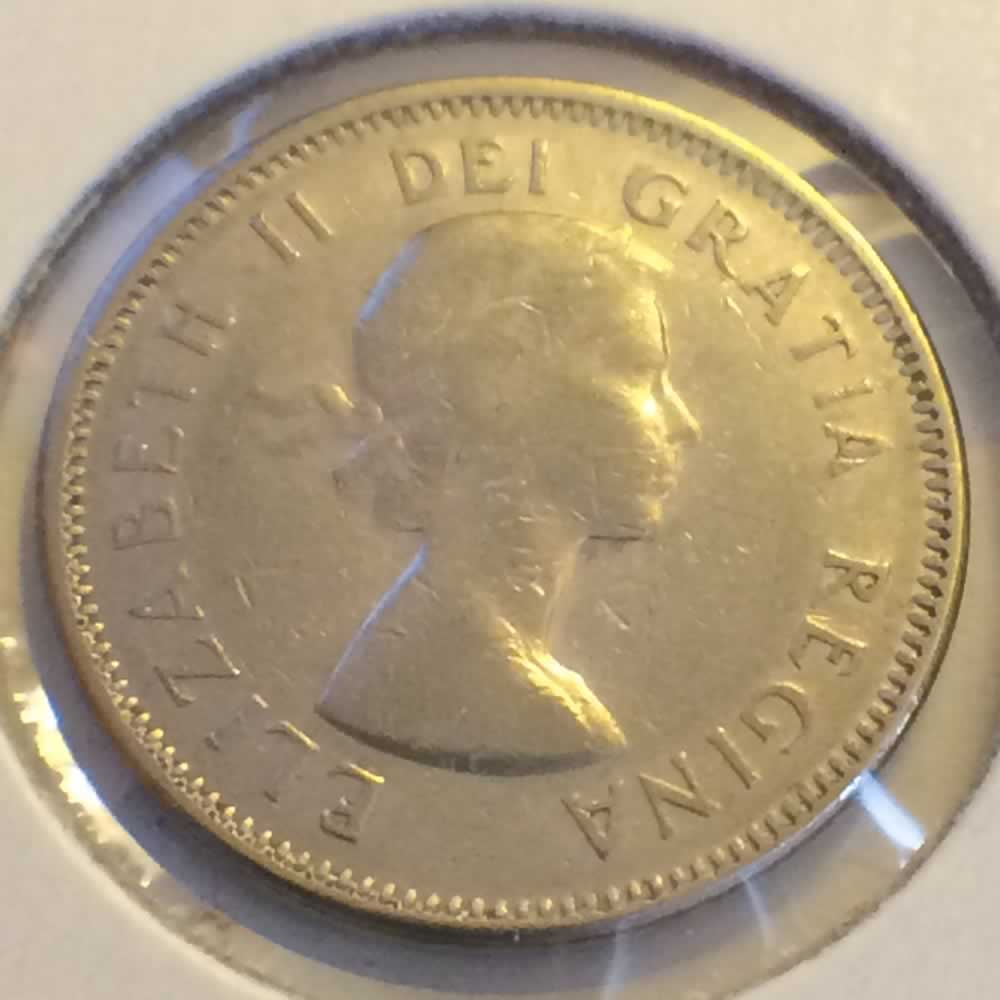 Canada 1964  Canadian Nickel ( C5C ) - Obverse