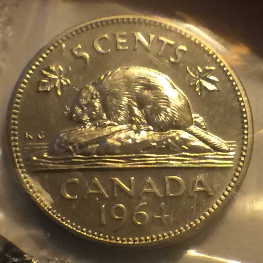 Canada 1964  Canadian Five Cent RCM ( C5C ) - Reverse