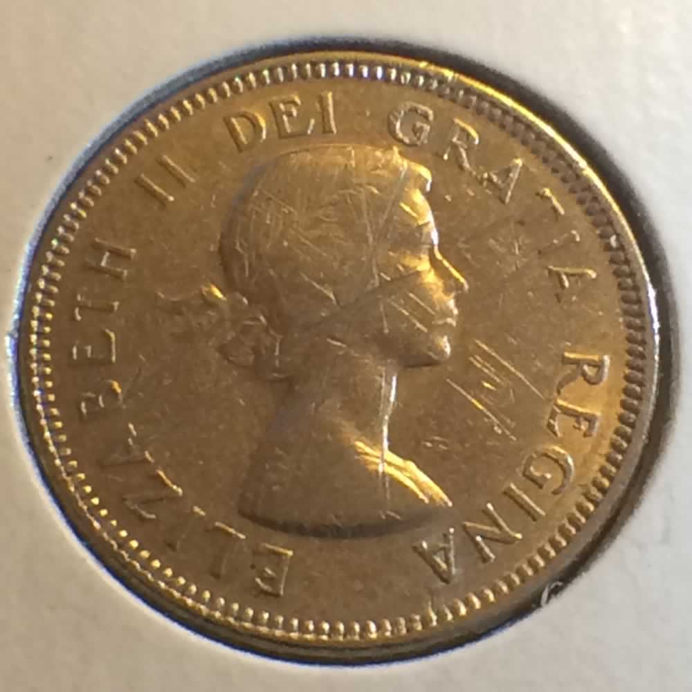 Canada 1963  Canadian Nickel ( C5C ) - Obverse