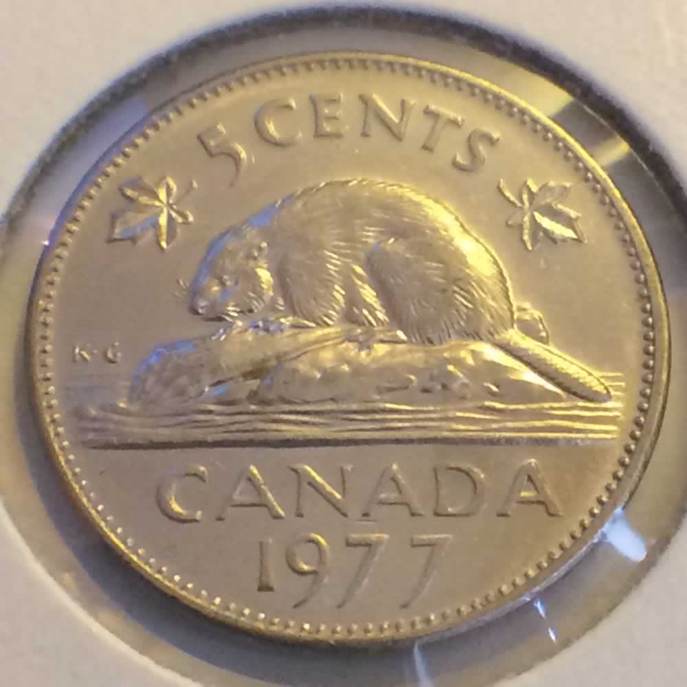 Canada 1977  Canadian Nickel - Low 7 ( C5C ) - Reverse