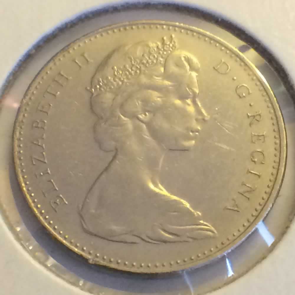 Canada 1976  Canadian Nickel ( C5C ) - Obverse