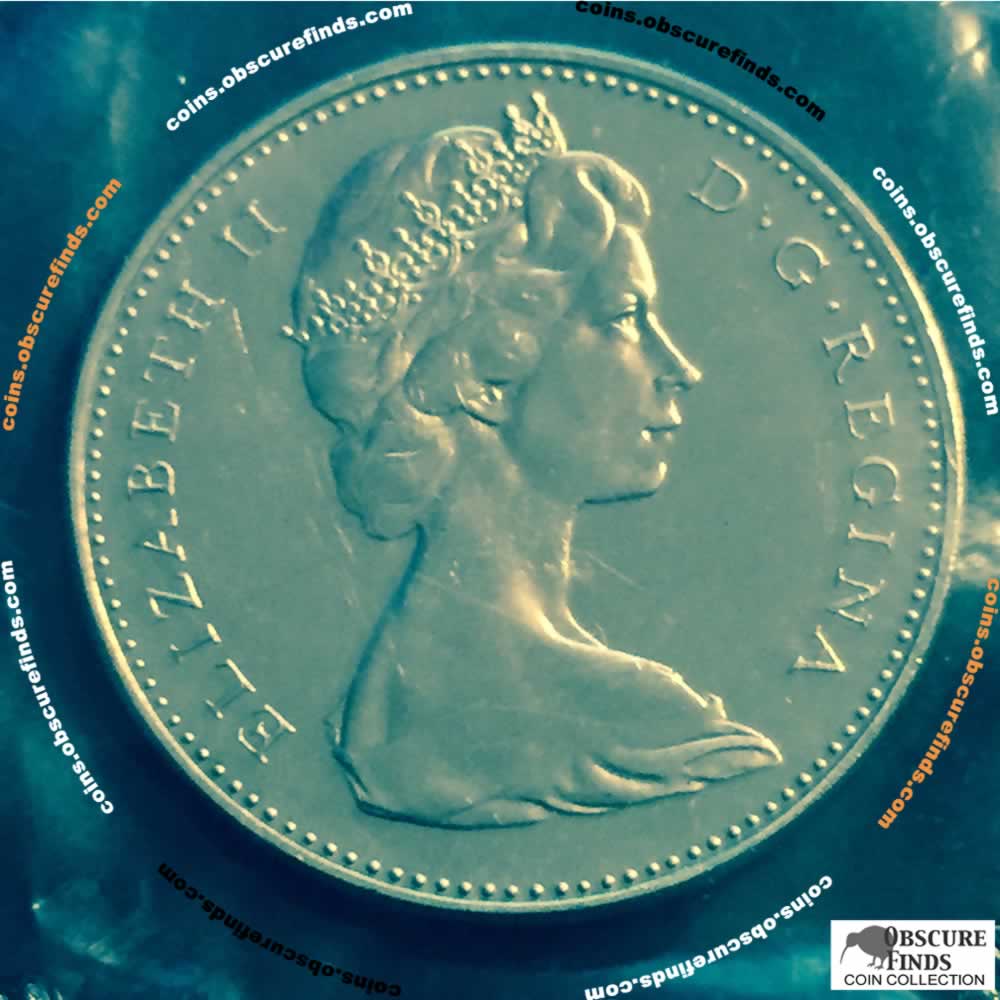 Canada 1968  Canadian 5 Cents RCM ( C5C ) - Obverse