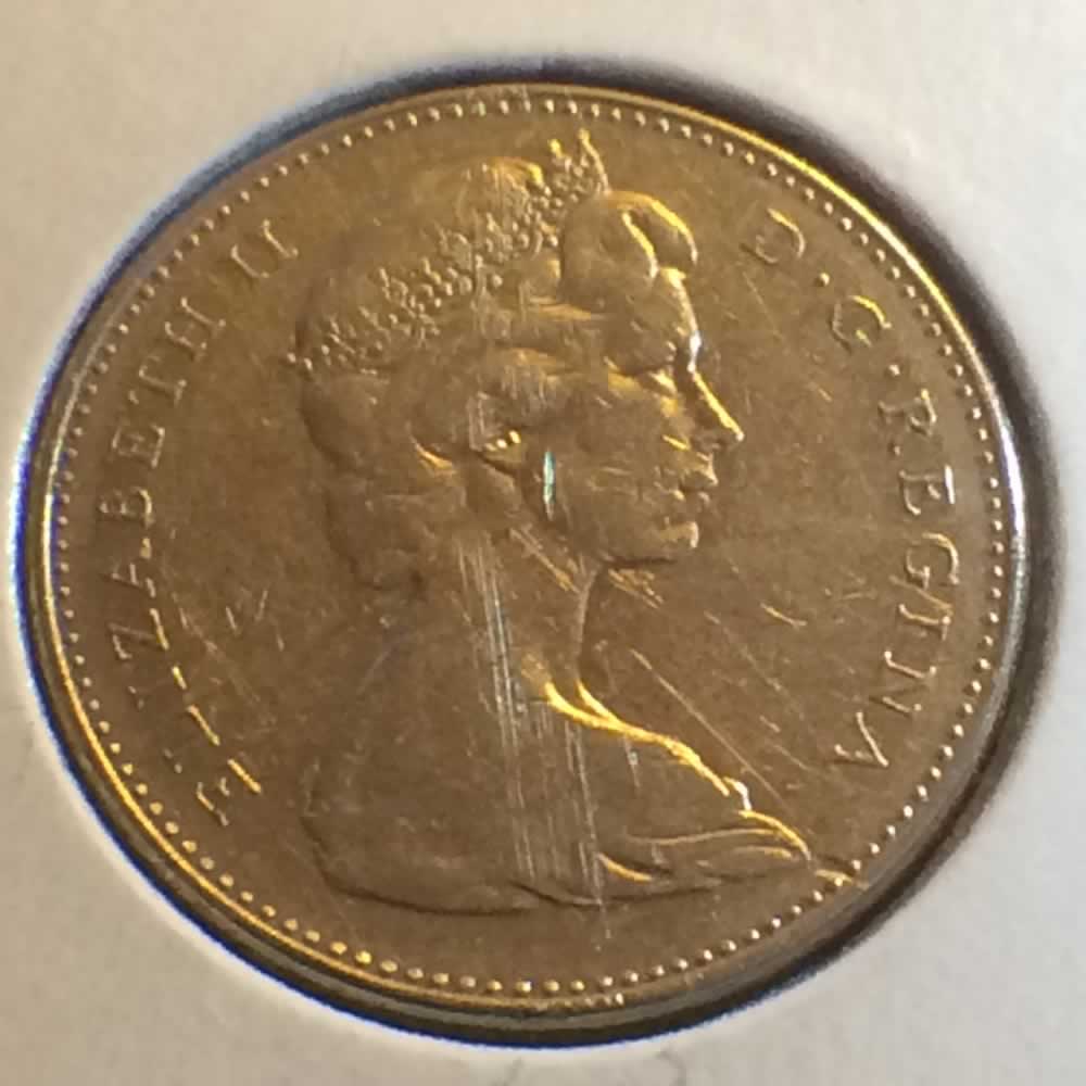 Canada 1968  Canadian Nickel ( C5C ) - Obverse