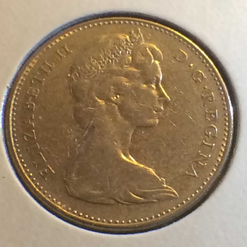 Canada 1966  Canadian Nickel ( C5C ) - Obverse