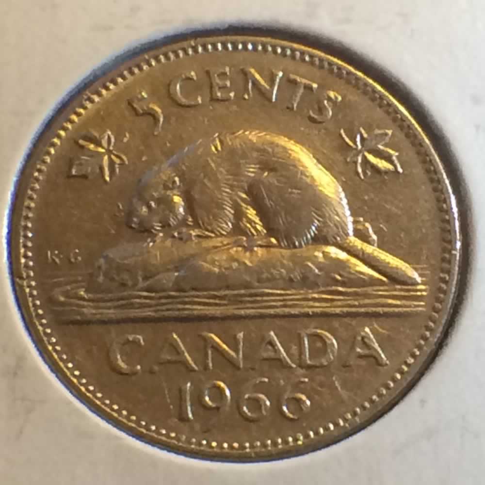 Canada 1965  Canadian Nickel - SB ( C5C ) - Reverse