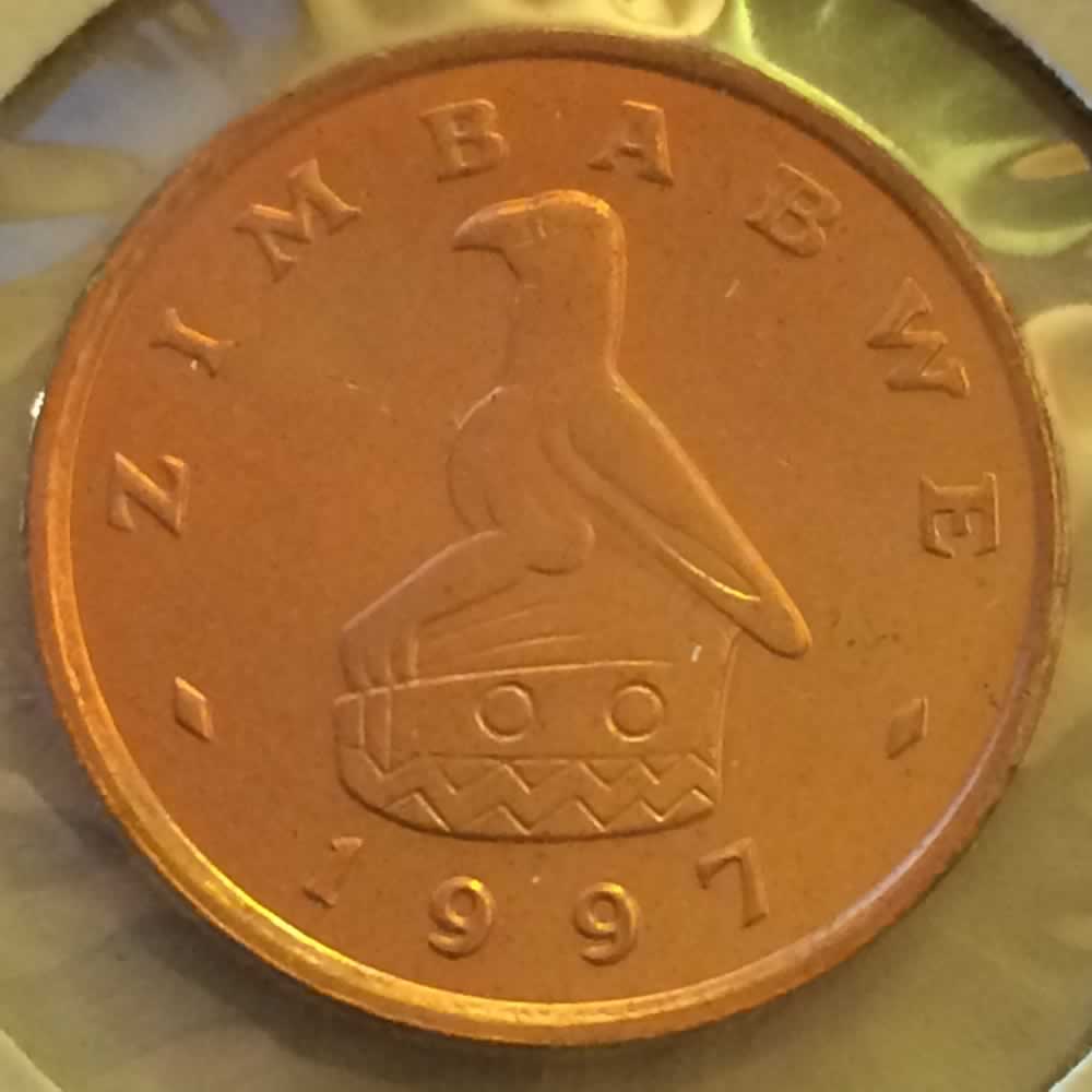 Zimbabwe 1997  Zimbabwe Cent ( 1c ) - Obverse