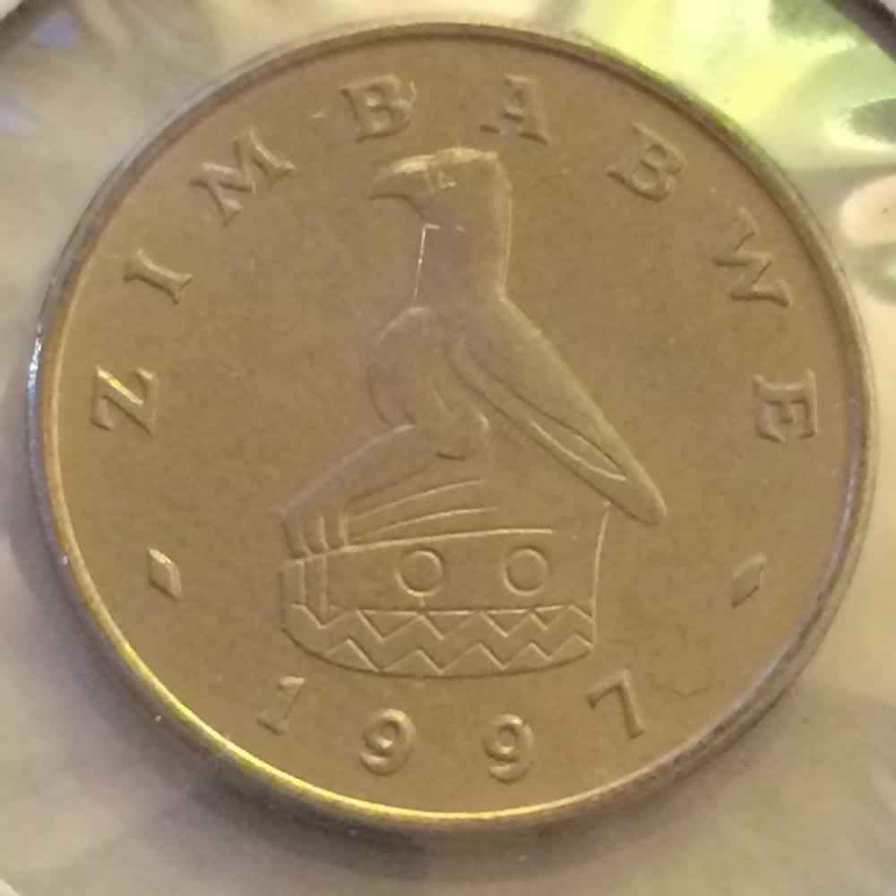 Zimbabwe 1997  Zimbabwe 5 Cents ( 5c ) - Obverse