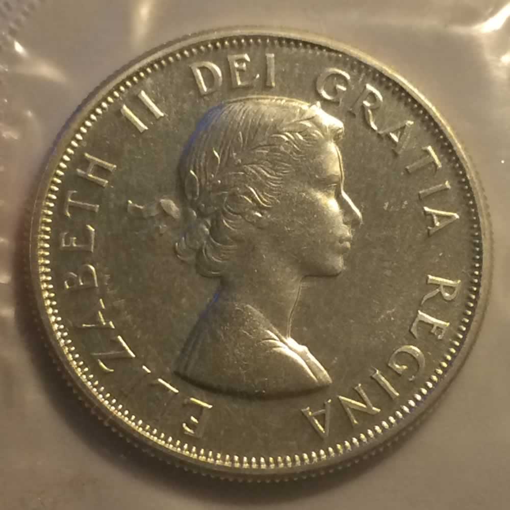 Canada 1962  Canadian Fifty Cent RCM ( C50C ) - Obverse