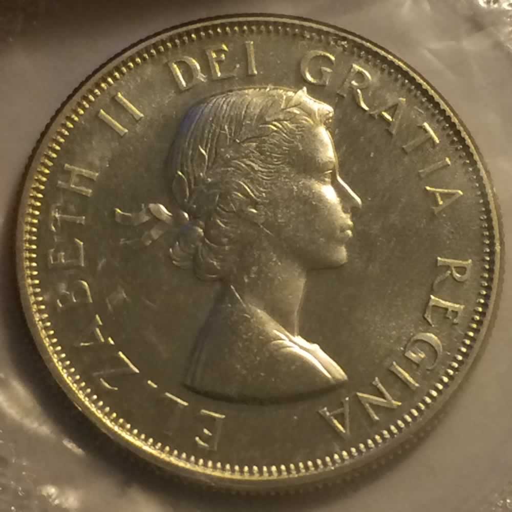 Canada 1963  Canadian Fifty Cent RCM ( C50C ) - Obverse