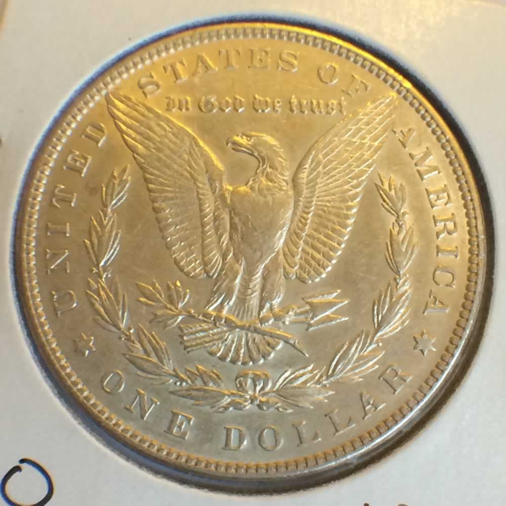 US 1882  Morgan Silver Dollar ( S$1 ) - Reverse