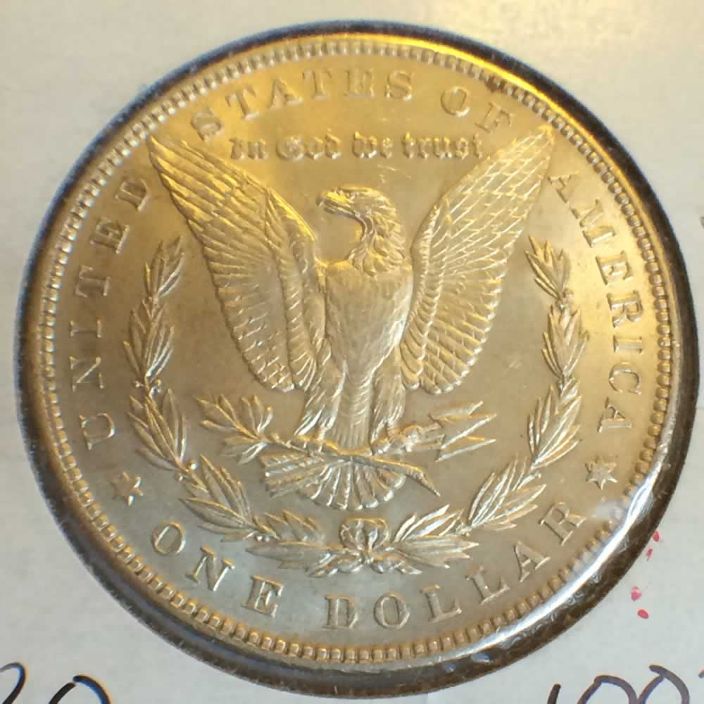 US 1886  Morgan Silver Dollar ( S$1 ) - Reverse