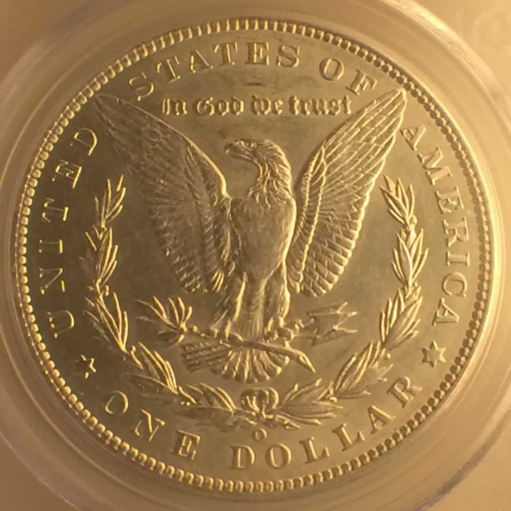 US 1891 O Morgan ( S$1 ) - Reverse