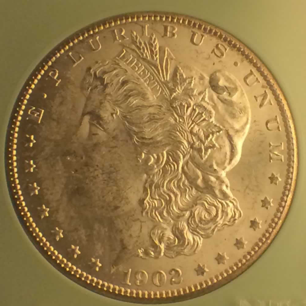 US 1902 O Morgan ( S$1 ) - Obverse