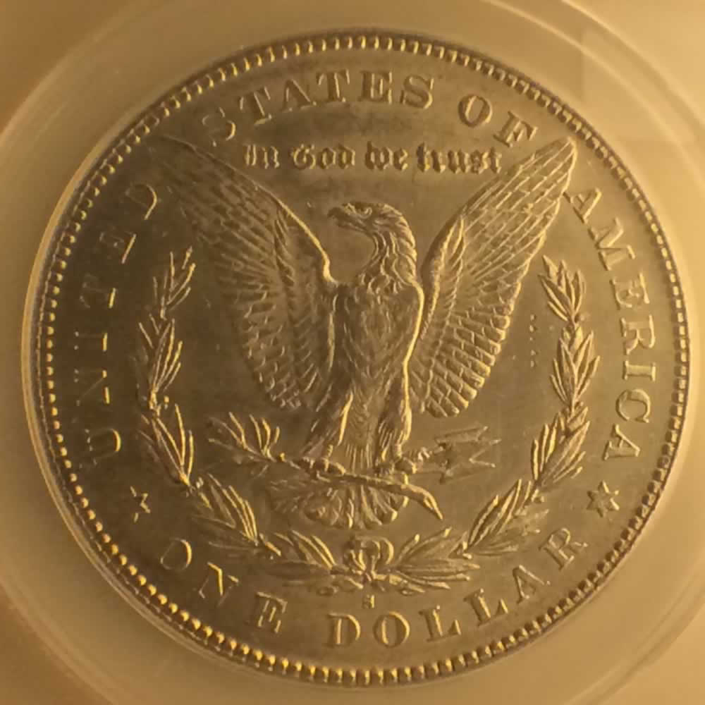 US 1878 S Morgan ( S$1 ) - Reverse