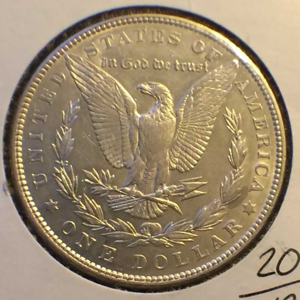 US 1887  Morgan Dollar ( S$1 ) - Reverse