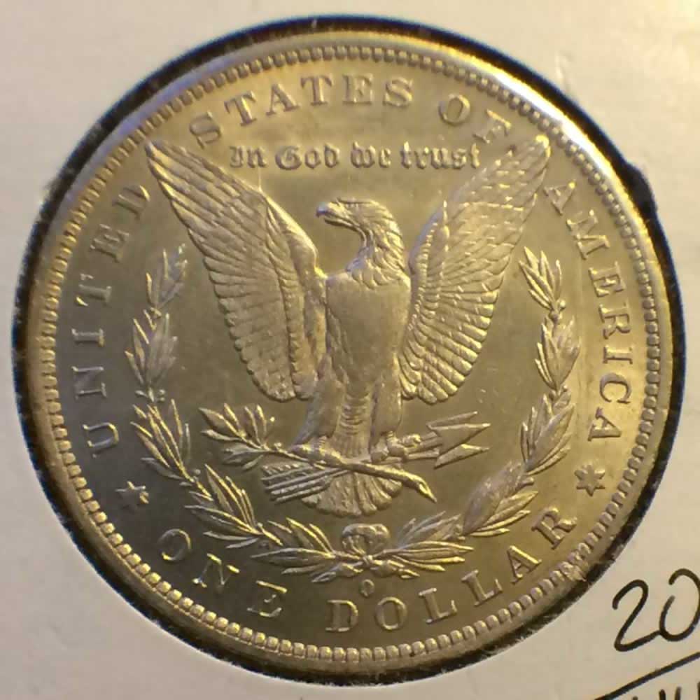 US 1883 O Morgan Dollar ( S$1 ) - Reverse
