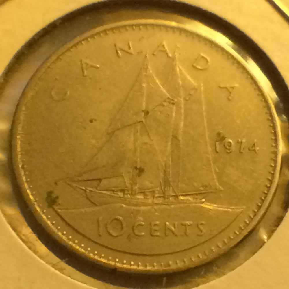 Canada 1974  Canadian Dime ( C10C ) - Reverse